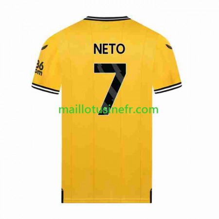 Maillot de Foot Wolverhampton Wanderers NETO 7 Domicile 2023-24